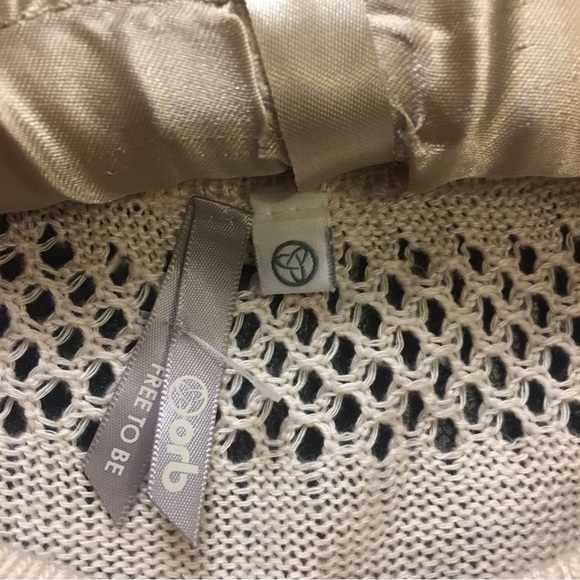 ORB Free to be Sweater Poncho Shrug bohemian Style Size Os - Picture 4 of 6